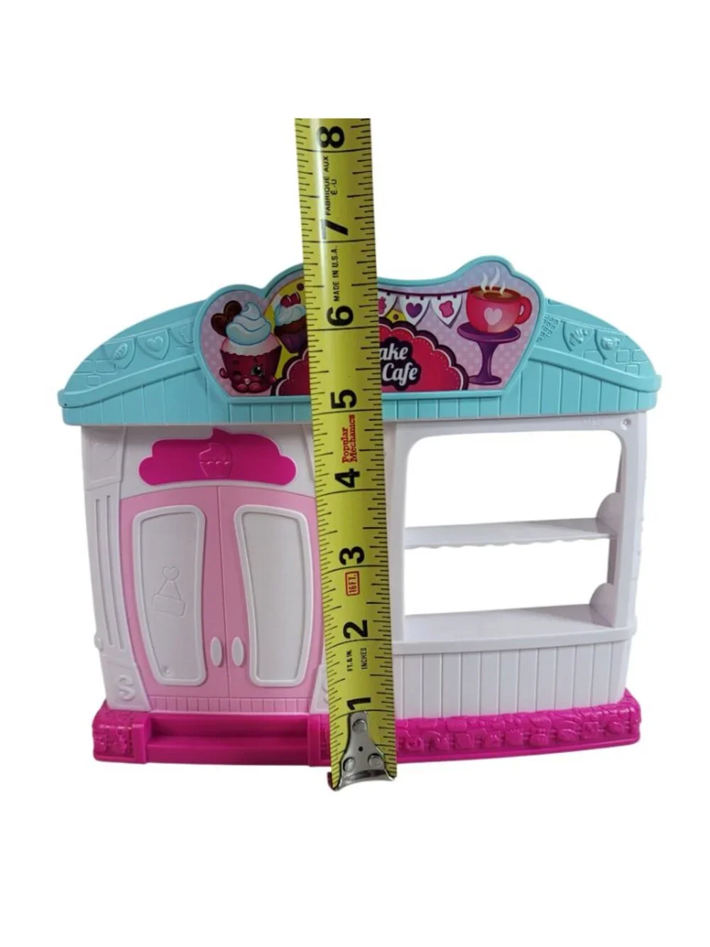 Shopkins Food Fair Cupcake Queen Cafe Playset Sweet Treats Display Case Access